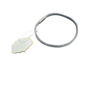 NWT Annika Witt 925 Sterling Silver Braided Rope Bracelet